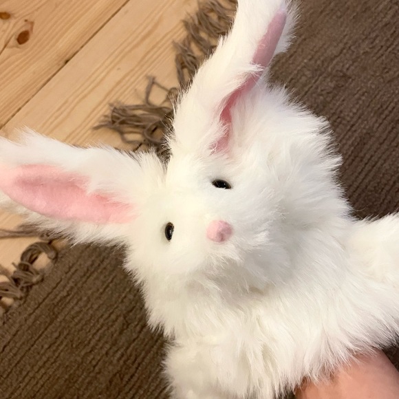 Little White Bunny Hand Puppet NWOT - Picture 9 of 14